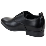 Zapatos Oxford Derby negros con cordones para hombre