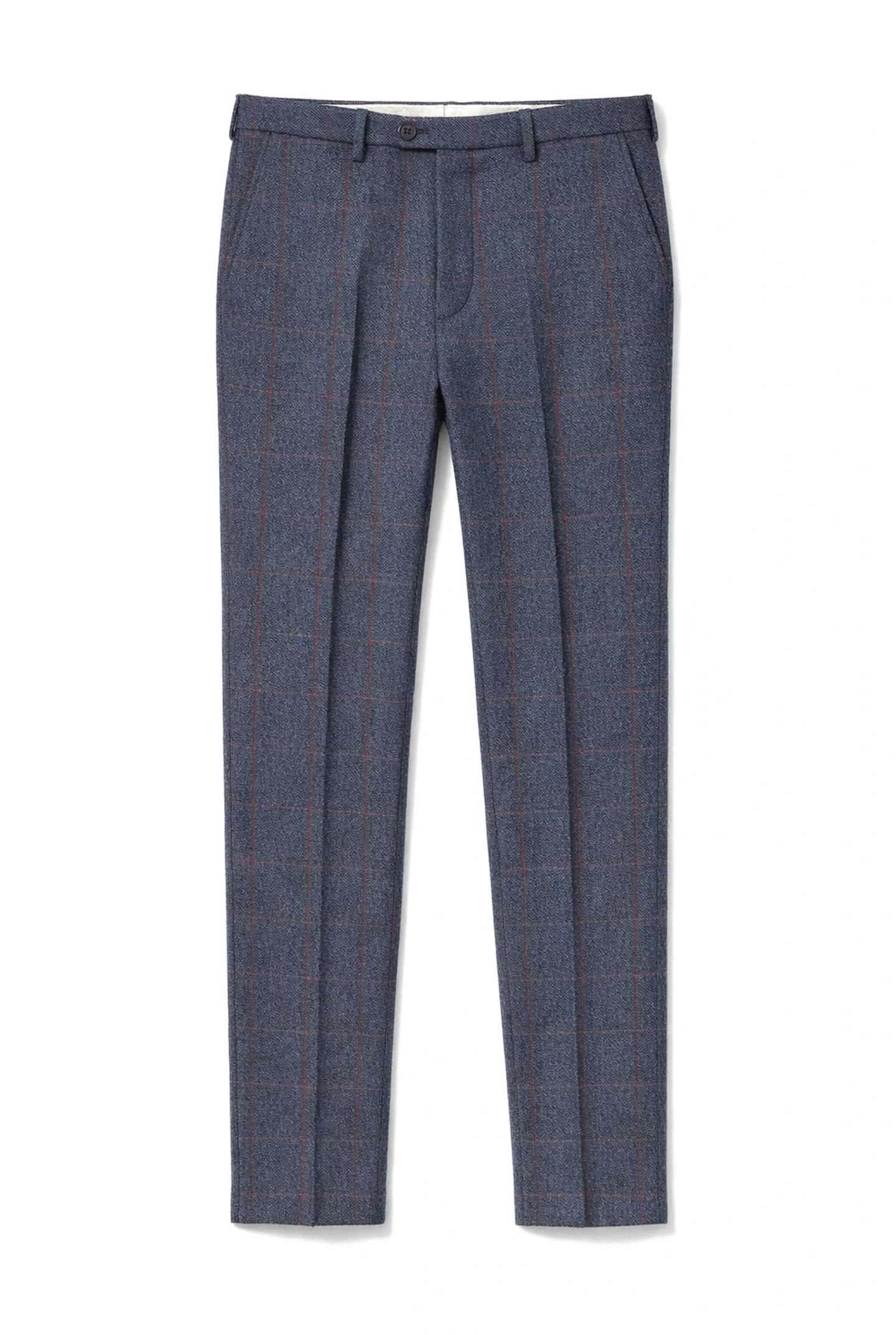 Madrid - Pantalones de tweed azul para hombre