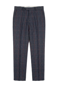 Madrid - Pantalones de tweed azul para hombre