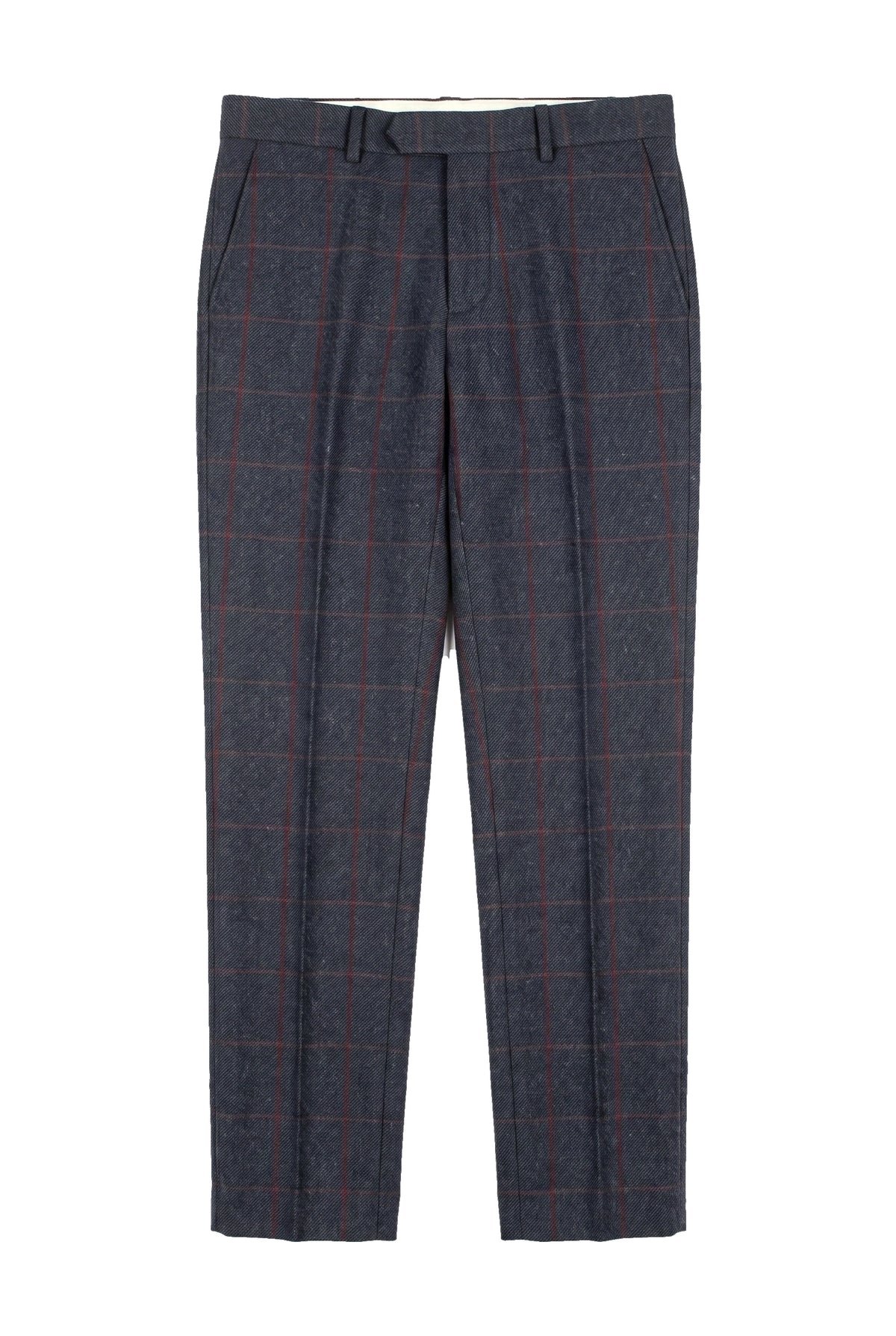 Madrid - Pantalones de tweed azul para hombre