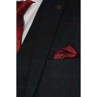 Madrid - Blazer de tweed azul para hombre