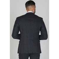 Madrid - Blazer de tweed azul para hombre