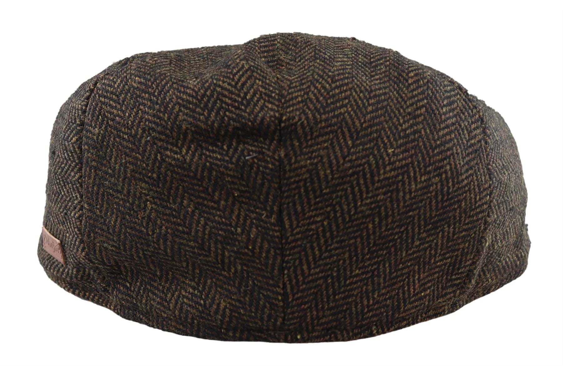 Gorra plana para hombre de lana con estampado de espiga y tweed marrón, estilo clásico de los años 20, unisex, Del Boy