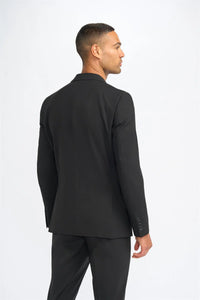 Malibu - Blazer negro de corte entallado para hombre
