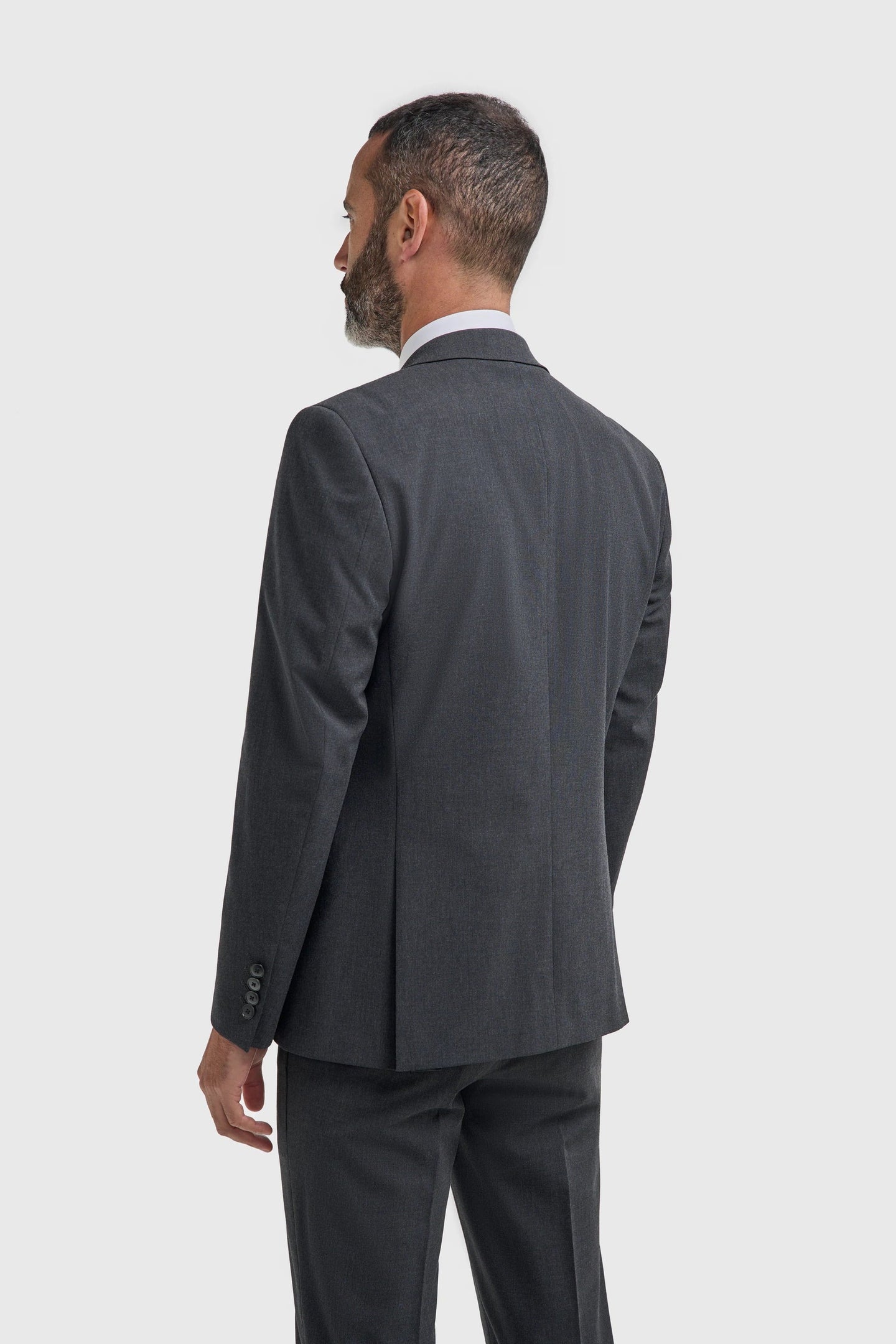 Malibu - Blazer texturizado color carbón para hombre
