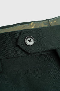 Malibu - Traje de tres piezas verde bosque para hombre