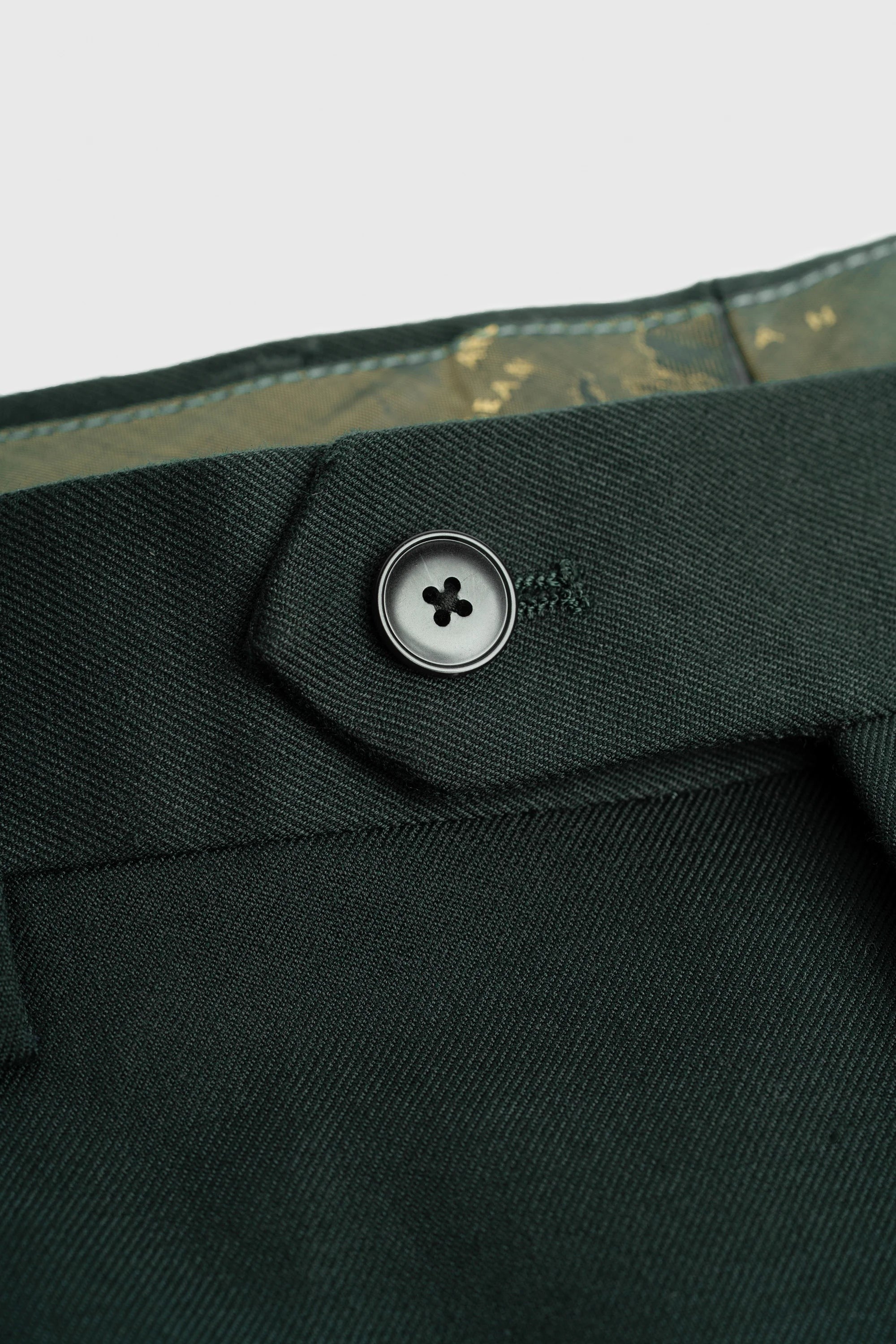 Malibu - Traje de tres piezas verde bosque para hombre