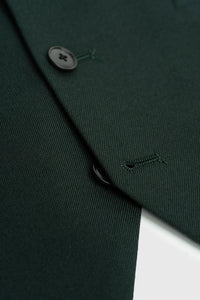 Malibu - Traje de tres piezas verde bosque para hombre