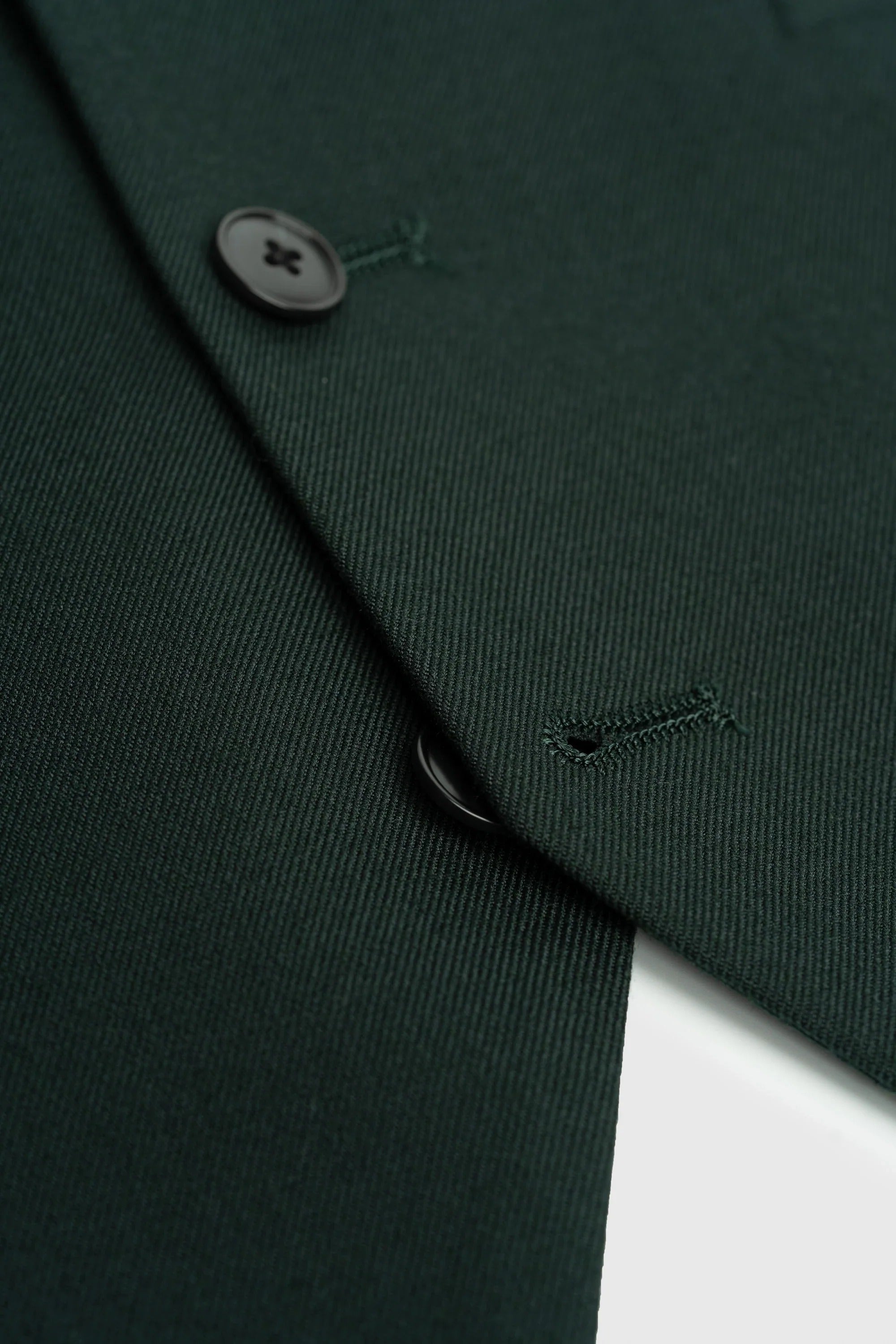 Malibu - Traje de tres piezas verde bosque para hombre