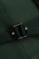 Malibu - Traje de tres piezas verde bosque para hombre