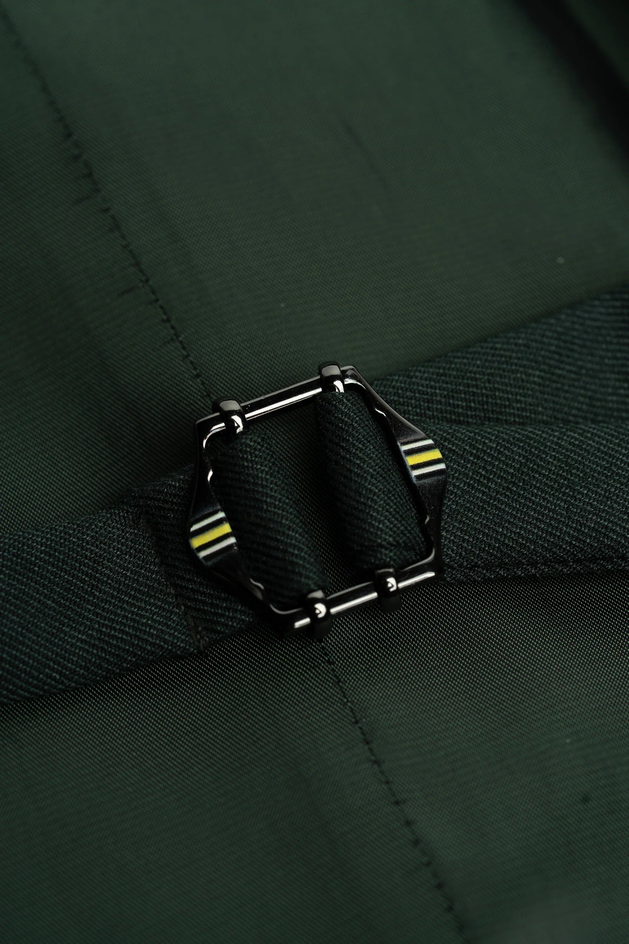 Malibu - Traje de tres piezas verde bosque para hombre