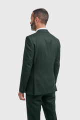 Malibu - Traje de tres piezas verde bosque para hombre