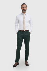 Malibu - Pantalones de hombre color verde bosque