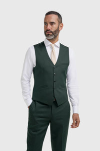 Malibu - Chaleco verde bosque para hombre