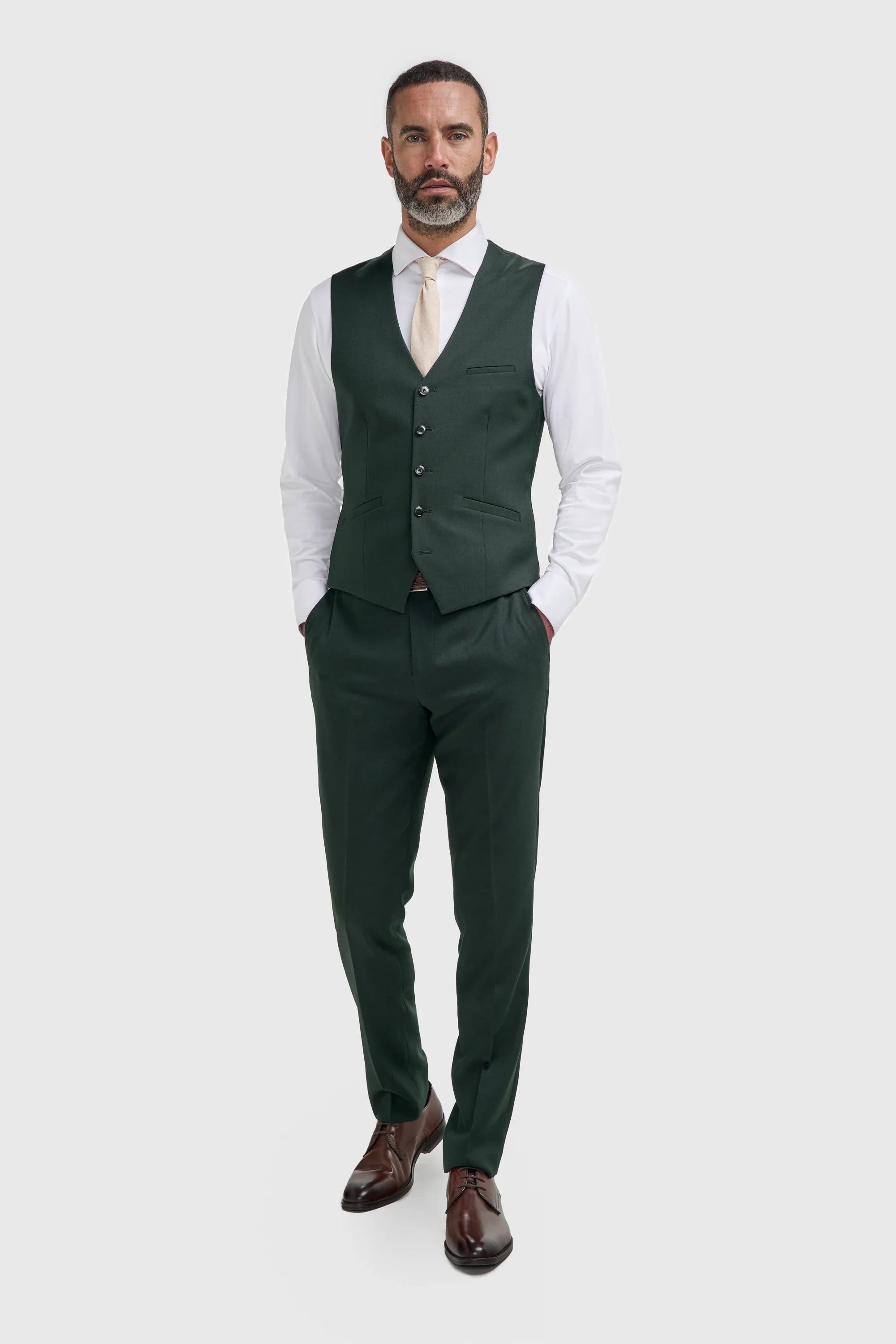 Malibu - Chaleco verde bosque para hombre