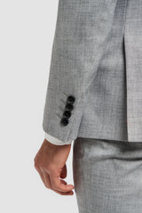 Malibu - Blazer gris de corte entallado para hombre