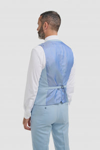Malibu - Chaleco azul cielo para hombre