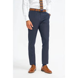 Malibu - Pantalones formales azul marino para hombre