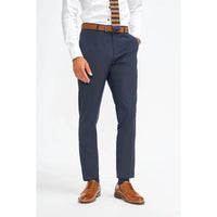 Malibu - Pantalones formales azul marino para hombre