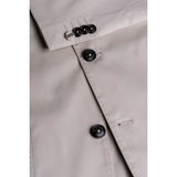 Mario - Blazer ajustado beige de verano para hombre