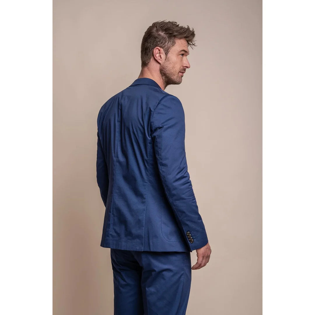Mario - Blazer elegante azul de verano para hombre