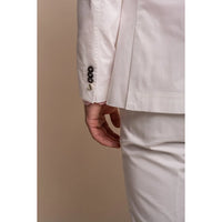 Mario - Blazer elegante de verano color crema para hombre