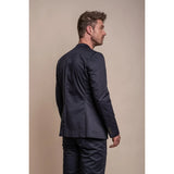 Mario - Blazer clásico azul marino de verano para hombre