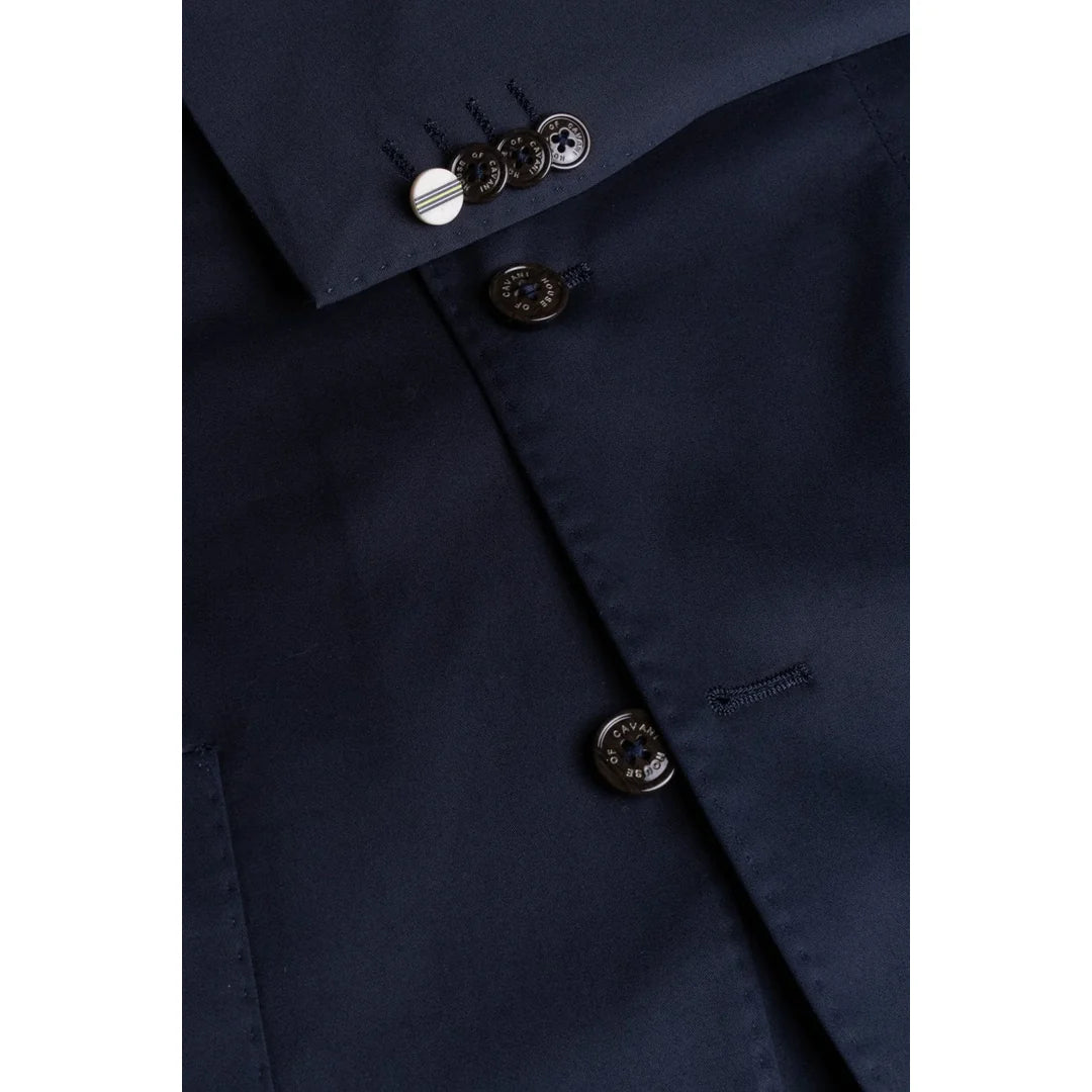 Mario - Blazer clásico azul marino de verano para hombre