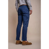 Mario - Pantalones elegantes azules de verano para hombre