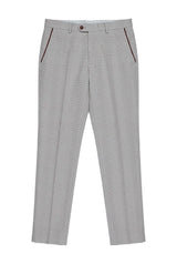 Mark - Pantalón de cuadros beige para hombre
