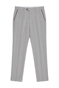Mark - Pantalón de cuadros beige para hombre