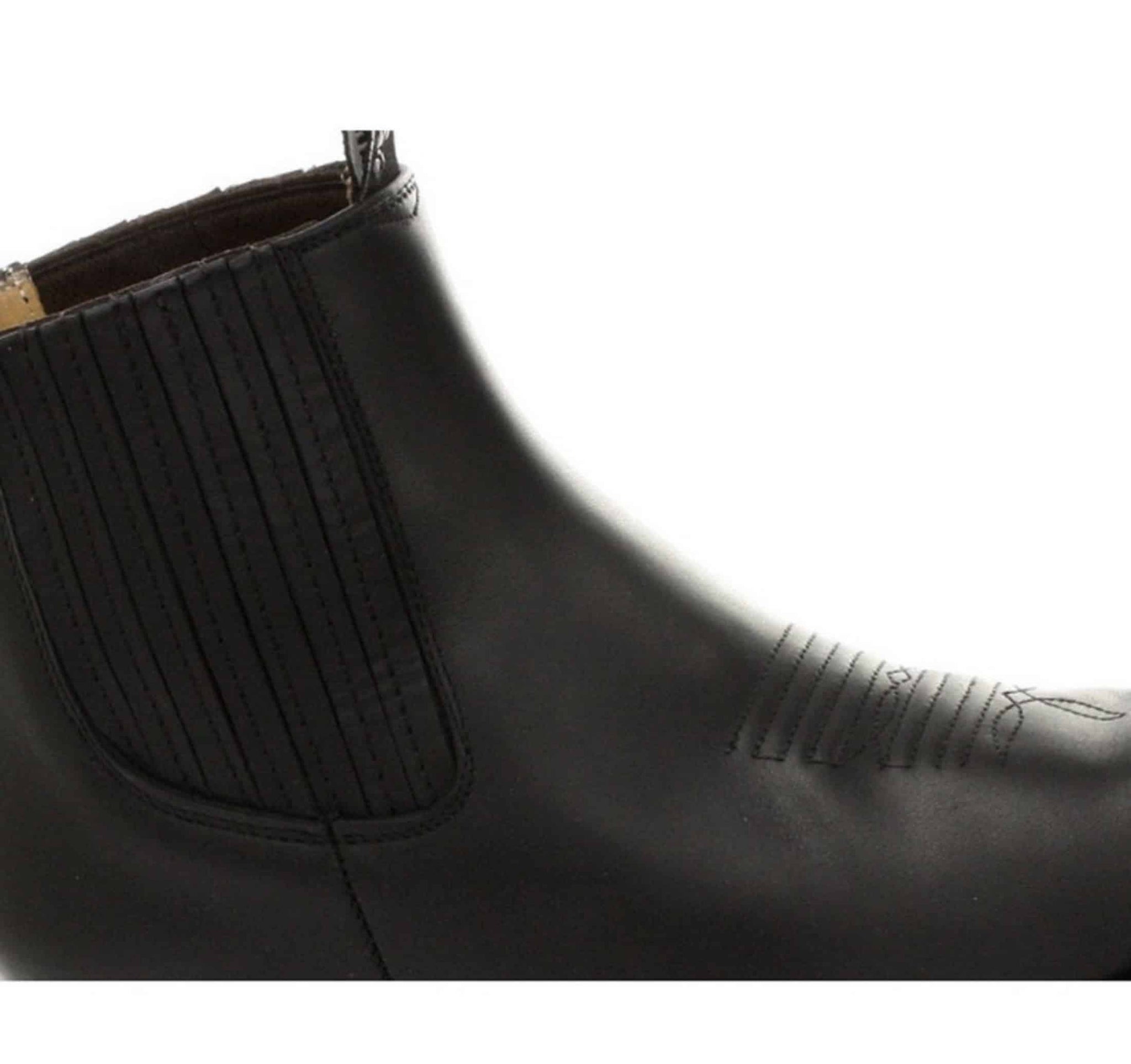 Botas vaqueras de tobillo para hombre Grinders Maverick de cuero auténtico para montar a caballo estilo western cubano