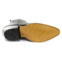 Botas vaqueras de tobillo para hombre Grinders Maverick de cuero auténtico para montar a caballo estilo western cubano
