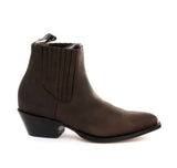 Botas vaqueras de tobillo para hombre Grinders Maverick de cuero auténtico para montar a caballo estilo western cubano