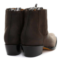 Botas vaqueras de tobillo para hombre Grinders Maverick de cuero auténtico para montar a caballo estilo western cubano