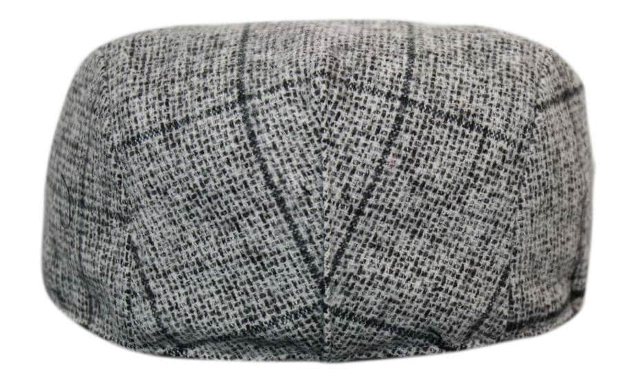 Gorras planas estilo retro vintage de tweed para hombre Marc Darcy Kristian, estilo Peaky Blinders, con estampado clásico a cuadros.