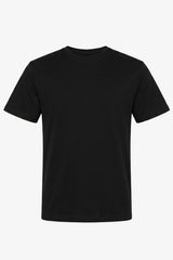 Camiseta clásica negra de mezcla de algodón para hombre
