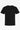 Camiseta clásica negra de mezcla de algodón para hombre