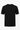 Camiseta de punto negra para hombre, corte regular, cuello redondo, manga corta.