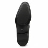 Mocasines negros de charol PU para hombre
