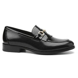 Mocasines negros de charol PU para hombre