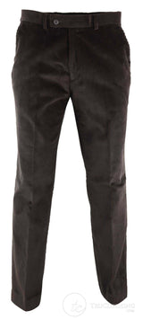 Pantalones de pana marrón para hombre