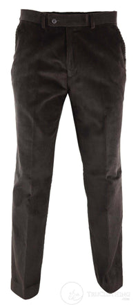 Pantalones de pana marrón para hombre