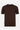 Camiseta de punto marrón para hombre, corte regular, cuello redondo, manga corta.
