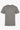 Camiseta clásica de mezcla de algodón color carbón para hombre