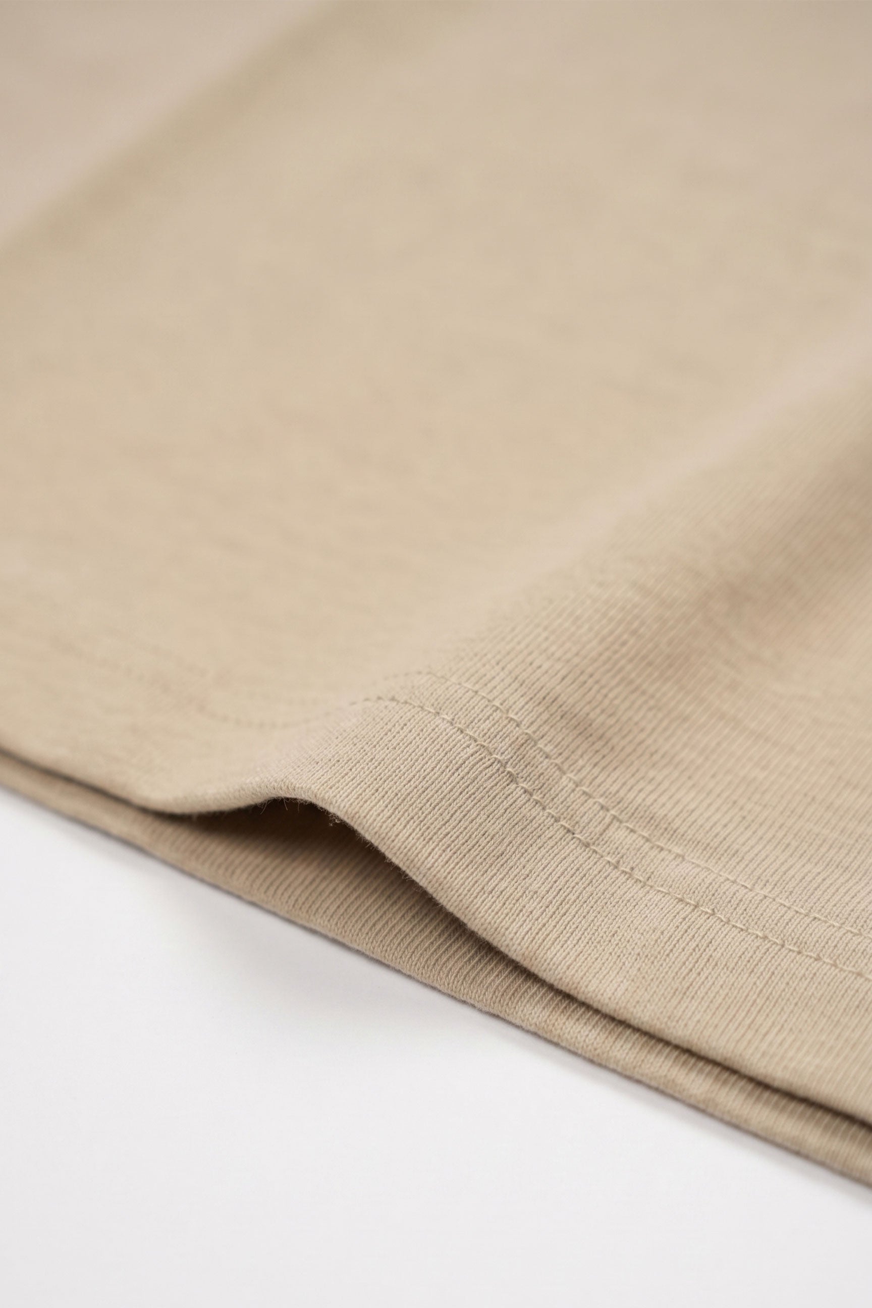 Camiseta clásica de algodón marrón para hombre