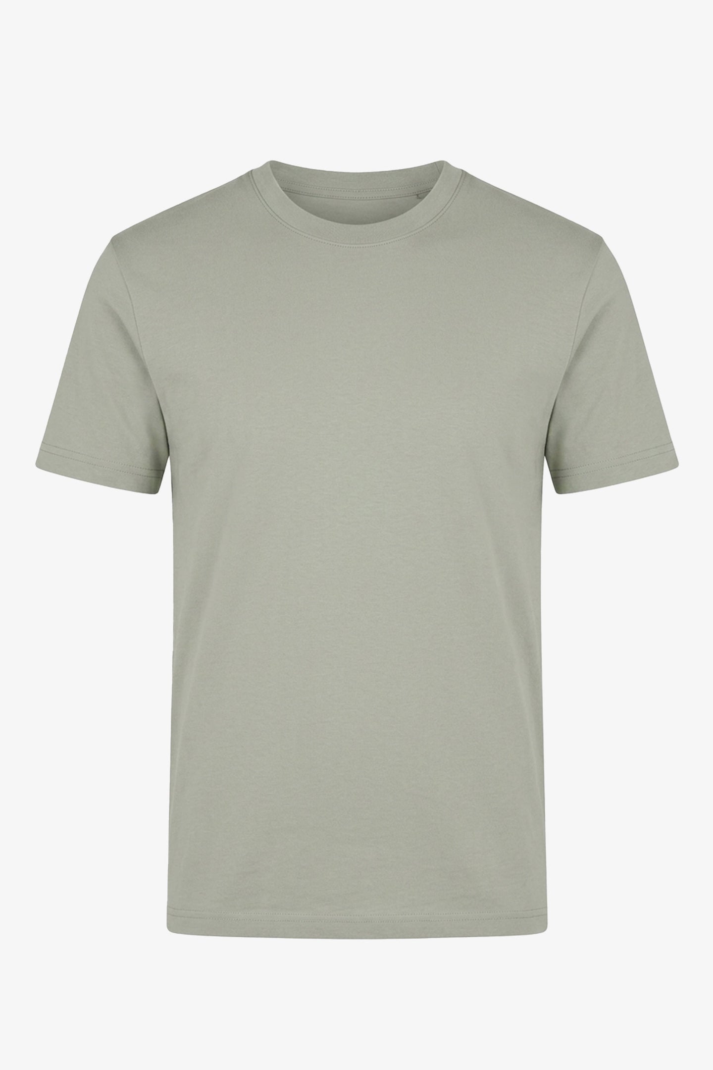 Camiseta clásica de algodón gris para hombre