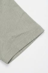 Camiseta clásica de algodón gris para hombre