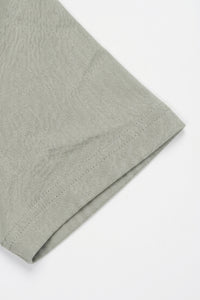 Camiseta clásica de algodón gris para hombre