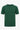 Camiseta clásica de punto verde para hombre, manga corta y cuello redondo.
